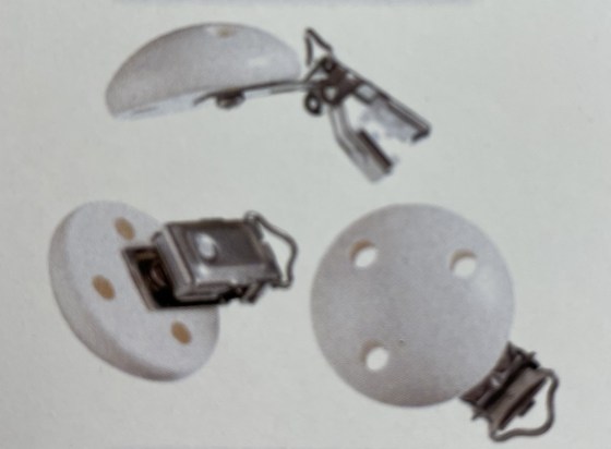 Clips, weiß
